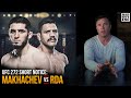 Islam Makhachev calls out RDA for short notice UFC 272 fight…