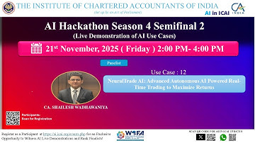 AI Hackathon S4 SF2 UC12 - NeuralTrade AI: Autonomous AI-Powered Real-Time Trading - CA. Shailesh W