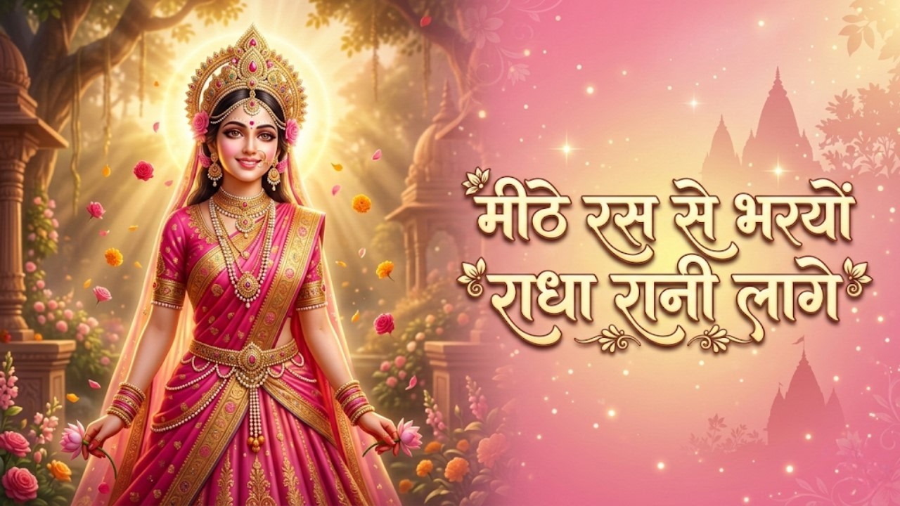 Radha Rani Song Video Mithe Ras Se Bharyo Radha Rani Lage | Radha Rani Song | Krishna Bhajan ...