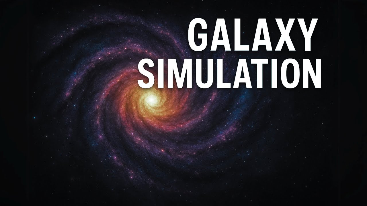 Spiral Galaxy Simulation | 8 Million Total Particles | 4K 60FPS - YouTube