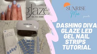 Dashing Diva Nail Glaze Strip Application Tutorial | Best Manicures for Vacations | LED Light Gel screenshot 1