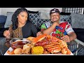 JUICY SEAFOOD BOIL | KING CRAB| SNOW CRAB| GREEN LIP MUSSELS| WHERE I BEEN? LIFE UPDATE