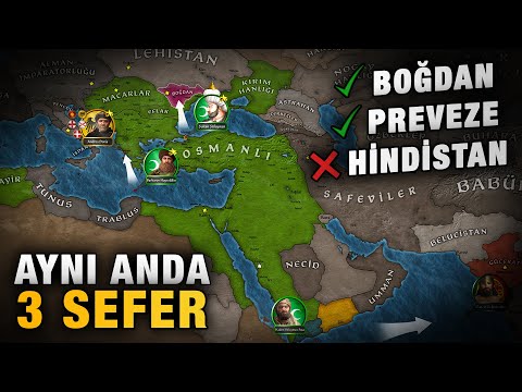 Aynı Anda Üç Ayrı Sefer || Boğdan, Preveze, Hindistan (1538) | Kanuni Sultan Süleyman #9