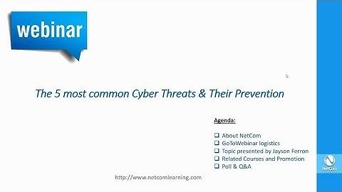 The 5 most common Cyber Threats & Their Prevention