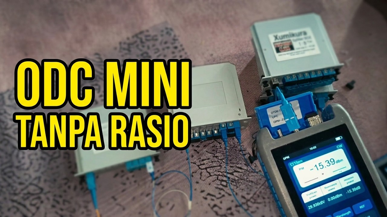ODC ODP MINI TANPA RASIO #ftth #fiberoptik #odp #rasio #rasiofiber # ...