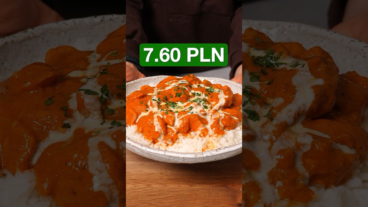 Inflacyjny Butter Chicken! 🍛 #coocharz #butterchicken #kurczak #przepisy #obiad #shorts #curry