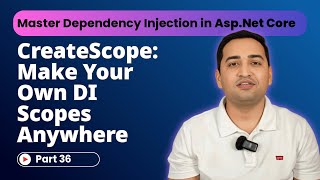 How to Create Service Scopes in ASP.NET Core | IServiceProvider.CreateScope Method #36
