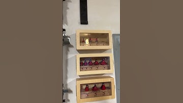 Changing out the router bit on our Kreg router table.