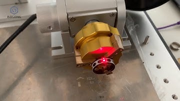 How to use Rotary Axis by EZCAD Engraving Software | Fiber Laser Marking Rotary inside outside ring