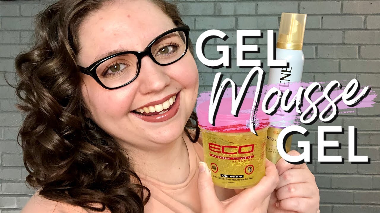 GEL MOUSSE GEL WAVY HAIR ROUTINE YouTube