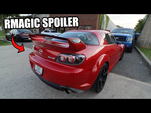 Installing the RMagic Wing on the Rx8! - YouTube