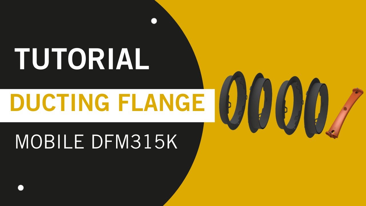 MOBILE DUCTING FLANGE (DFM315K) FOR GROW TENT