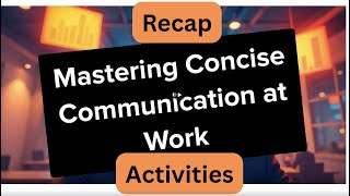 Mastering Communication at work - Support Activities screenshot 4