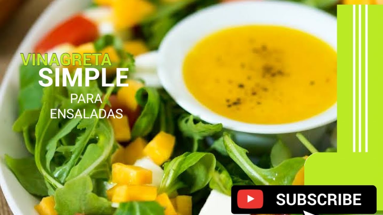 Como hacer Vinagreta Simple! Receta para tus Ensaladas!