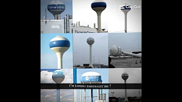 viral water tower vs Chrysler circle water tower #watertower