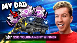 My DAD WON The HARDEST TOURNAMENT In ROCKET LEAGUE