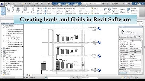 Levels and Grids in Revit Software