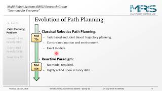 Lecture 05 - Path Planning (01)