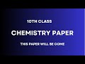 Chemistry Paper of 10th Class 2025 |Chemistry Final Paper 2025 |ILM KI DUNYA |Expert Advice