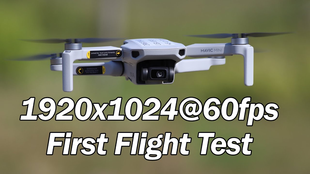 DJI Mavic Mini First Flight 1920x1024@60fps - YouTube
