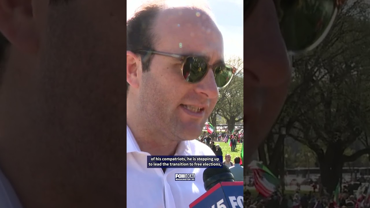 Iranians rally in DC in support of political transition