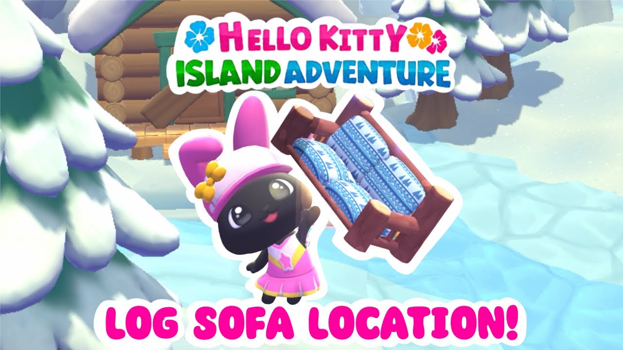 Log Sofa Crafting Plans! 🪵🧩 *Frozen Fascinations* SOLUTION/TUTORIAL Hello Kitty Island Adventure