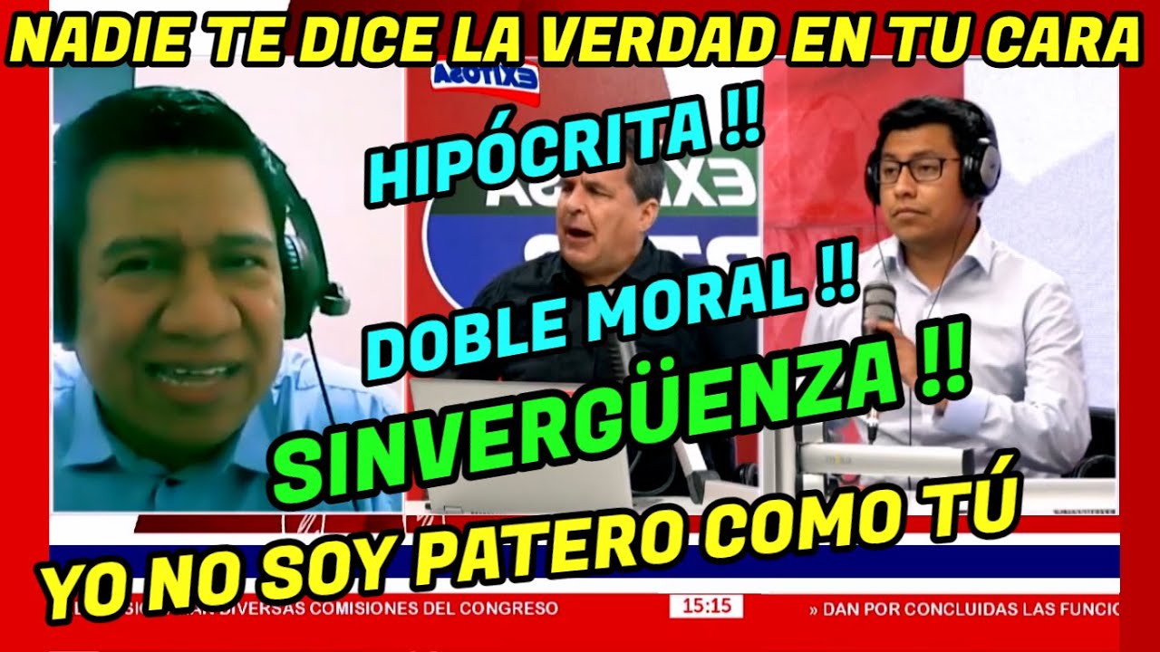 Silvio Valencia ARREMETE Contra Oscar Paz 