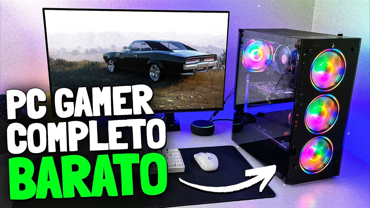 PC GAMER COMPLETO BARATO PRA RODAR MUITOS JOGOS - SETUP COMPLETO 