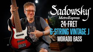 Sadowsky MetroExpress 24-Fret Vintage J/J | 6-String w. Morado Fretboard | Demo with Lars Lehmann
