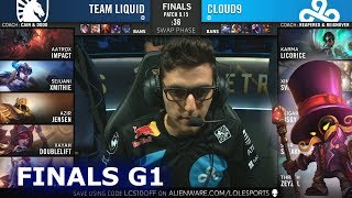 TL vs C9 - Game 1 | Grand Finals S9 LCS Summer 2019 PlayOffs | Team Liquid vs Cloud 9 G1