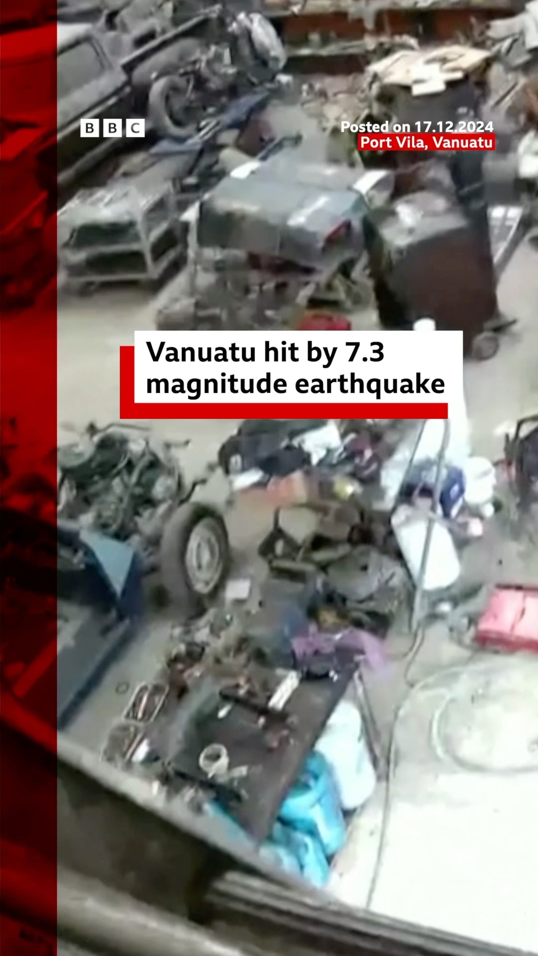 The island of Vanuatu has been struck be its ‘biggest earthquake in 20 years’. #Vanuatu #BBCNews