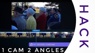 (Filming Hack) Using 1 Camera To Film Multiple Angles During Live One Take Shoot