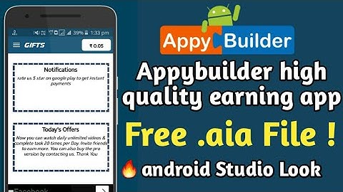 Appybuilder high quality earning app free .aia🔥|| No more invalid click || Tech Developer