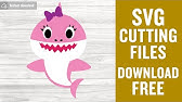 Download Baby Shark Svg Cutting Files Free For Cricut Silhouette Youtube PSD Mockup Templates