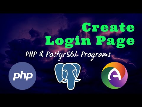 PHP Program || Creating Login Page || Username and Password