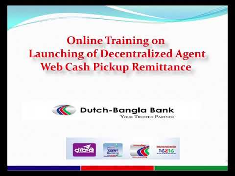 DBBL Agent Banking Cash Pickup Remittance System.