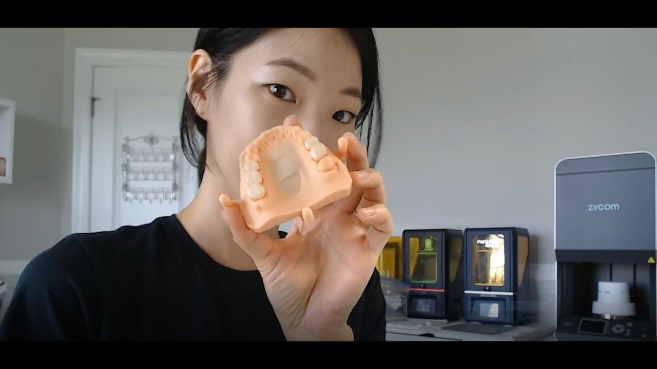 Staining and Glazing for zirconia crown YouTube