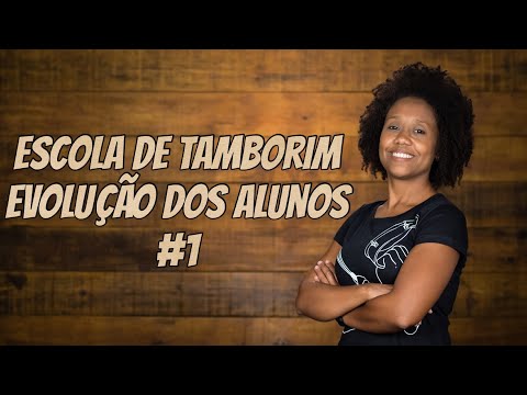 Escola de Tamborim - Evolucao da aluna Rose Vaz.