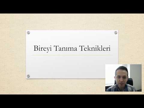 Bireyi Tanıma Teknikleri 1