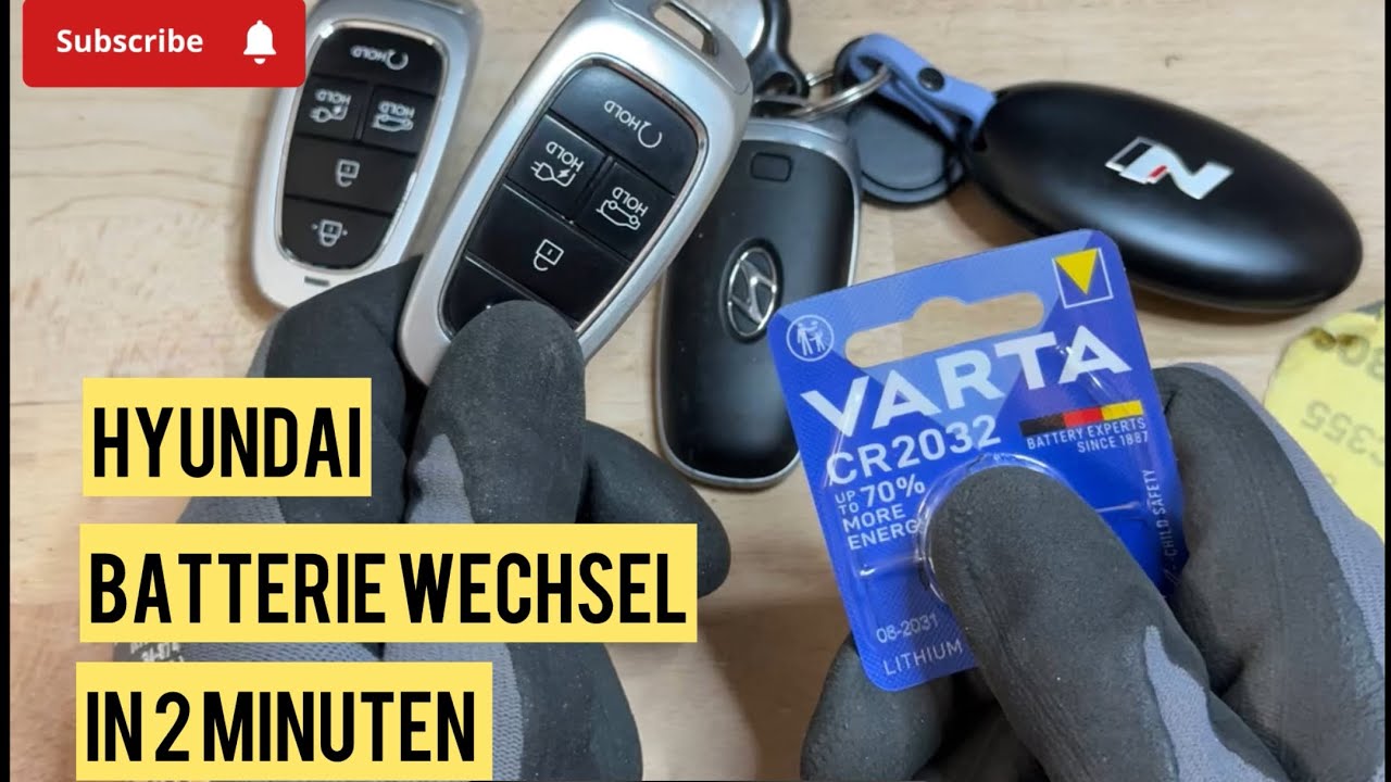 Hyundai Autoschlussel Batterie Wechseln