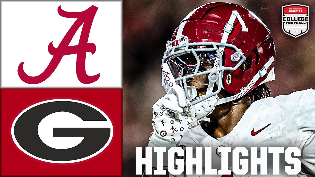 Alabama Crimson Tide против Georgia Bulldogs | Полные обзоры матча | ESPN College Football
