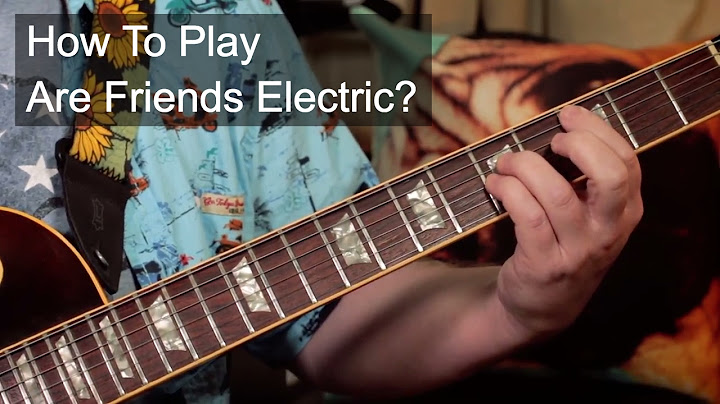 Are 'Friends' Electric? Guitar version - Guitar performance video thumbnail