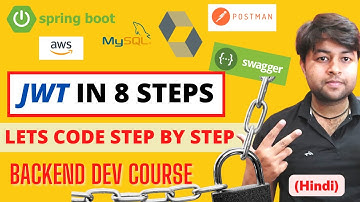 🔑 Implementing JWT authentication in 8 steps for securing APIS | one video | backend course