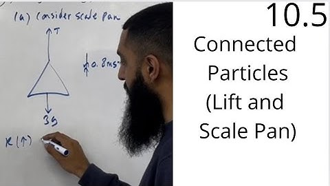 Edexcel AS Level Maths: 10.5 Connected Particles (Lift Problem and Scale Pan Problem)
