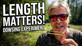 Dowsing Rod Length Optimization for Better Results