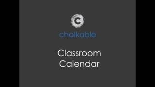 Chalkable Classroom Calendar - Module 5
