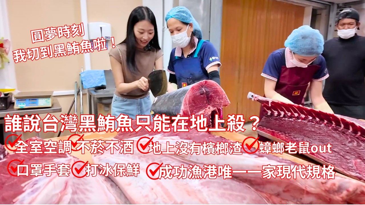 拜託全台有抓黑鮪魚的全部蓋起來！參觀台東唯一一家斥巨資蓋的溫控分切室｜不是做不到，想不想而已｜台東成功漁港 feat.今日魚市