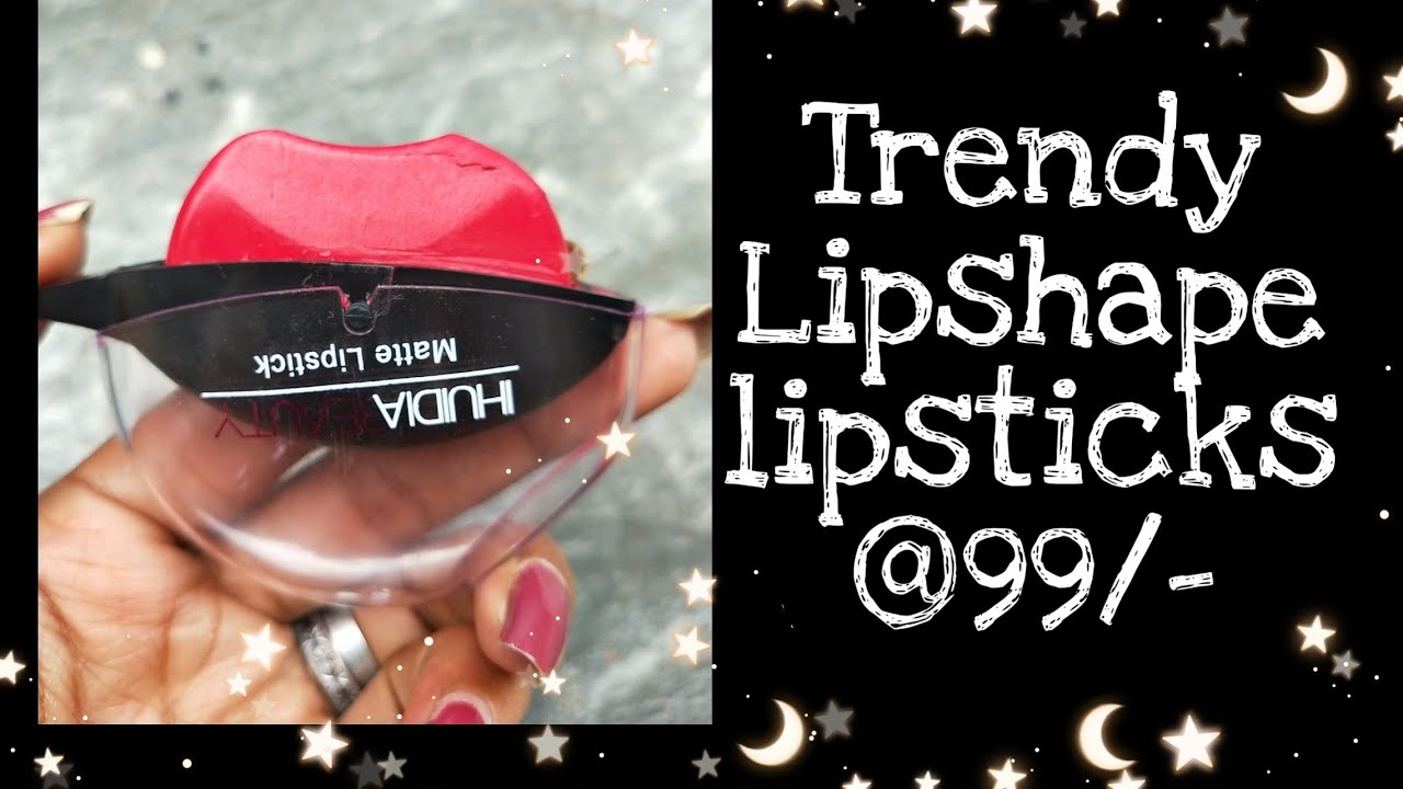 Trendy lip shape lipstick 99/ Apple lipstick 99/ YouTube