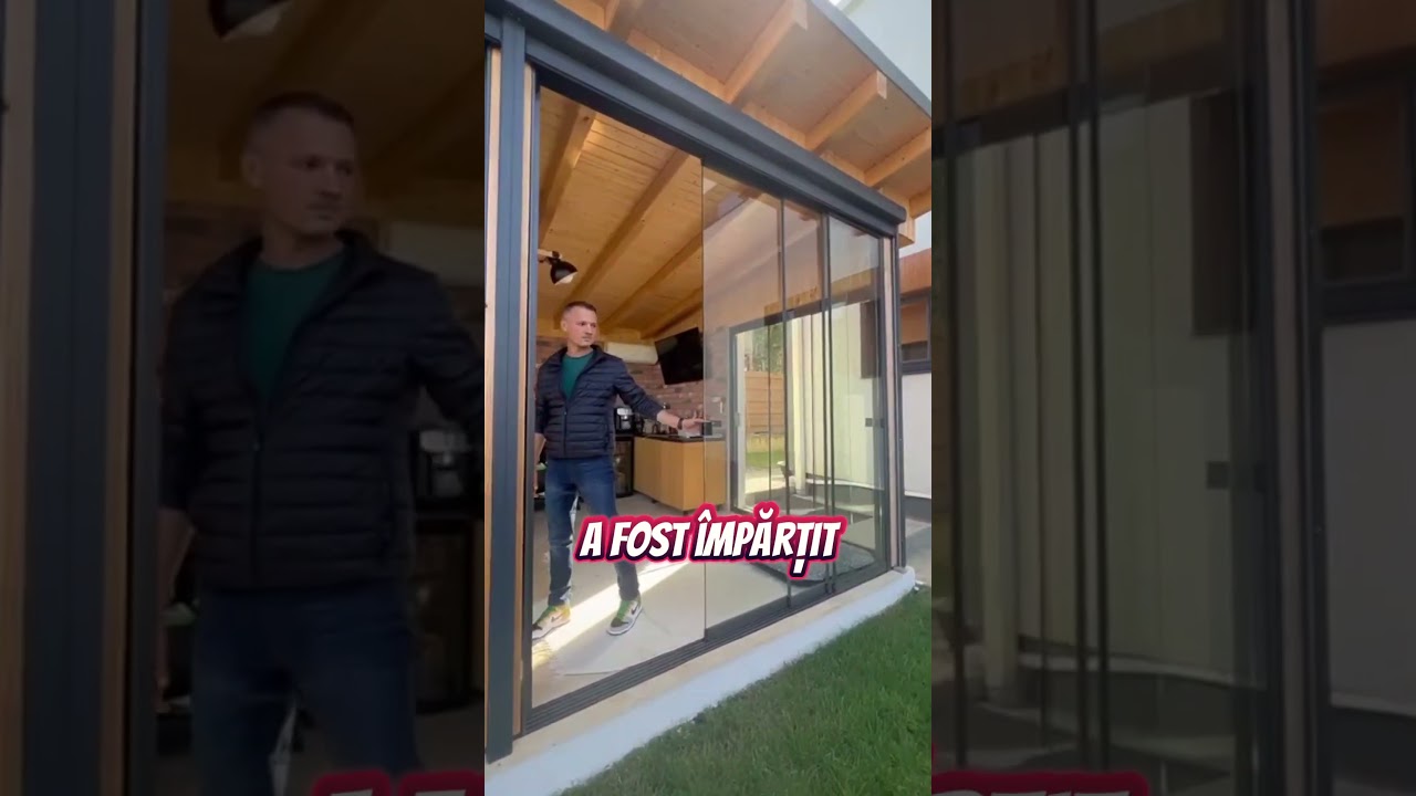 Închidere terasa cu sticlă de 10 mm