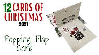 12 Cards of Christmas 2021 - Popping Flap Card